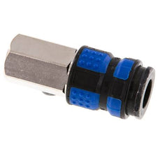 Laiton nickelé Coupleur pneumatique DN 7.8 Douille G 3/8 pouce Femelle