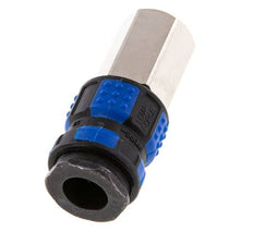 Laiton nickelé Coupleur pneumatique DN 7.8 Douille G 3/8 pouce Femelle