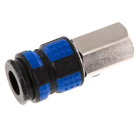 Laiton nickelé Coupleur pneumatique DN 7.8 Douille G 3/8 pouce Femelle
