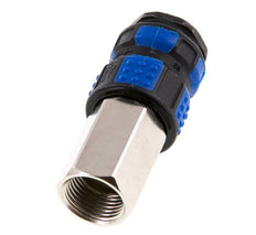 Laiton nickelé Coupleur pneumatique DN 7.8 Douille G 3/8 pouce Femelle