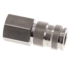 Acier inoxydable 316L DN 7.8 Air Coupling Socket G 1/2 inch Female Double Shut-Off