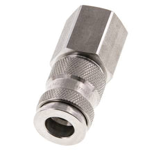 Acier inoxydable 316L DN 7.8 Air Coupling Socket G 1/2 inch Female Double Shut-Off