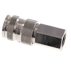 Acier inoxydable 316L DN 7.8 Manchon d'accouplement pour air G 1/4 pouce femelle double obturation