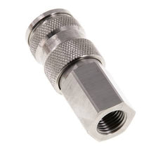 Acier inoxydable 316L DN 7.8 Manchon d'accouplement pour air G 1/4 pouce femelle double obturation