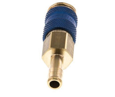 Laiton DN 7.2 (Euro) Douille de couplage d'air à code bleu Pilier de tuyau de 9 mm