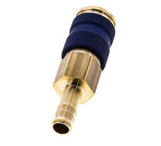 Laiton DN 7.2 (Euro) Douille de couplage d'air à code bleu Pilier de tuyau de 9 mm