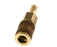 Laiton DN 7.2 (Euro) Douille de couplage d'air à code brun Pilier de tuyau de 9 mm
