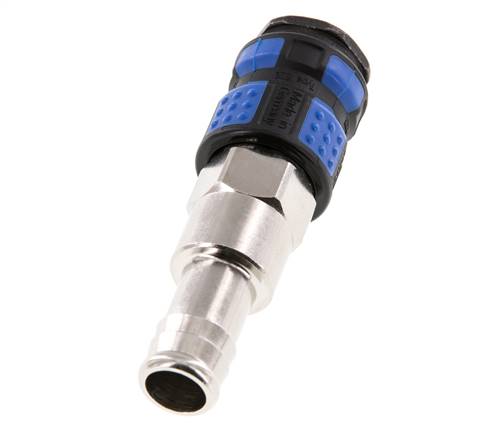 Laiton nickelé DN 7.8 Douille de raccord d'air 13 mm Colonne de tuyau