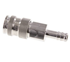 Acier inoxydable 316L DN 7.8 Raccordement d'air Douille 9 mm Colonne de tuyau Double obturation
