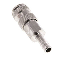 Acier inoxydable 316L DN 7.8 Raccordement d'air Douille 9 mm Colonne de tuyau Double obturation