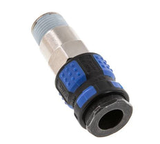 Laiton nickelé Coupleur pneumatique DN 7.8 Douille R 3/8 pouce Mâle