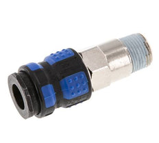 Laiton nickelé Coupleur pneumatique DN 7.8 Douille R 3/8 pouce Mâle