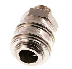 Laiton nickelé DN 7.2 (Euro) Coupleur pneumatique Douille G 1/4 pouce Mâle
