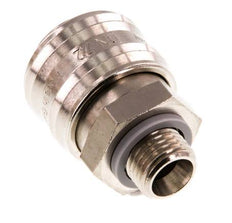 Laiton nickelé DN 7.2 (Euro) Coupleur pneumatique Douille G 1/4 pouce Mâle