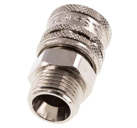 Acier DN 7.2 (Euro) Coupleur aérien de sécurité Embout G 1/2 pouce mâle