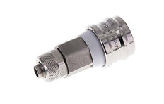 Acier inoxydable 316L DN 7.2 (Euro) Coupleur d'air douille 8x10 mm écrou-raccord