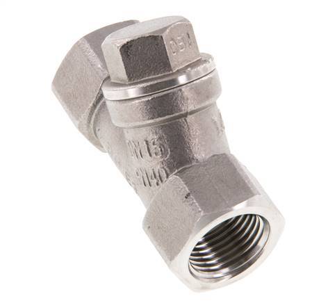 G1/2'' Acier Inoxydable 316 Clapet Anti Retour En Y PTFE 0.4/0.8-40bar - CLYS