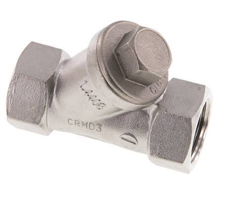 G3/4'' Stainless Steel 316 Y Check Valve PTFE 0.4/0.8-40bar - CLYS