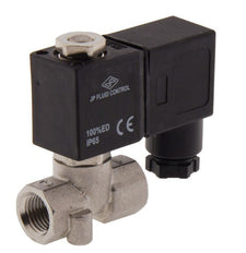 Electrovanne CM-DA 1/4'' Acier inoxydable FKM 0-10bar 380V AC