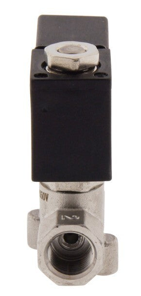 Electrovanne CM-DA 1/4'' Acier inoxydable EPDM 0-10bar 380V AC