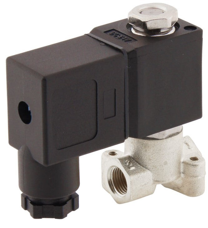 Electrovanne CM-DA 1/8'' Acier inoxydable EPDM 0-10bar 24V DC