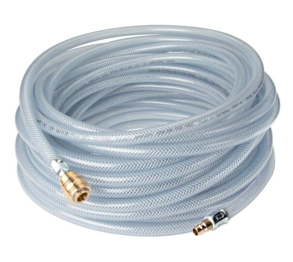 Compressed air hose with DN 7.2 coupling, 27 bar, 10 meter, 12 mm outer diameter