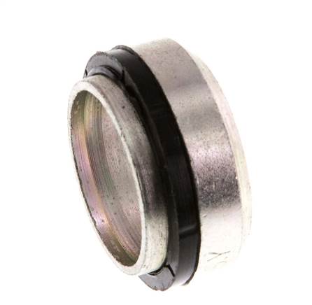 20S Acier zingué Bague coupante avec joint d'étanchéité