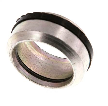20S Acier zingué Bague coupante avec joint d'étanchéité