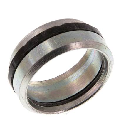 Acier zingué 22L Bague coupante avec joint d'étanchéité