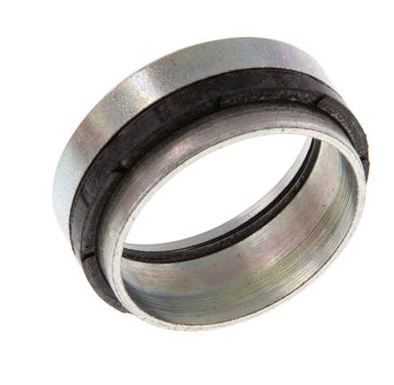 Acier zingué 22L Bague coupante avec joint d'étanchéité