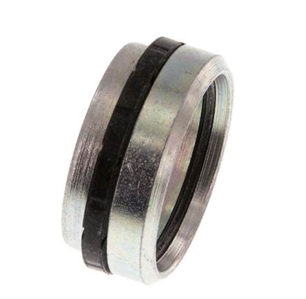 Acier zingué 22L Bague coupante avec joint d'étanchéité