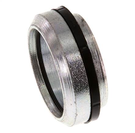 25S Acier zingué Bague coupante avec joint d'étanchéité