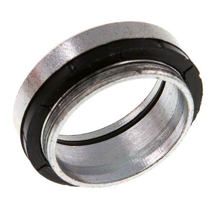 25S Acier zingué Bague coupante avec joint d'étanchéité