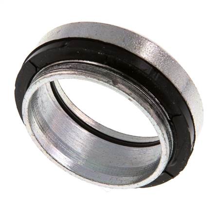 25S Acier zingué Bague coupante avec joint d'étanchéité
