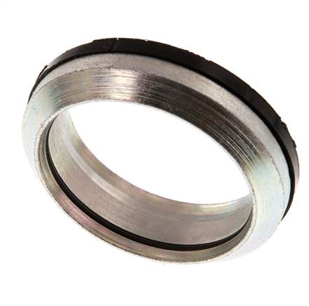 38S Acier zingué Bague coupante avec joint d'étanchéité