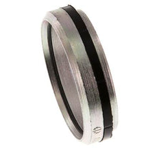 42L Acier zingué Bague coupante avec joint d'étanchéité