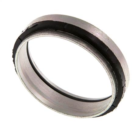 42L Acier zingué Bague coupante avec joint d'étanchéité