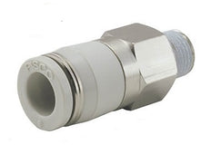 R1/8" - 4mm Meter-Out Resin Type Straight Check Valve