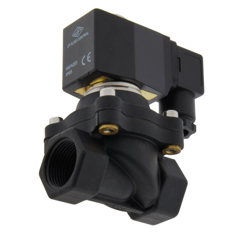 Solenoid Valve DF-SA 1'' Nylon FKM 0-8bar 120V AC