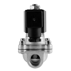 Electrovanne DF-SA 1/2'' acier inoxydable FKM 0-6bar 12V DC