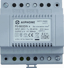 Aiphone PS Alimentation électrique universelle 6V 0.3A | PS-0603DIN