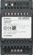 Siedle - Alimentation électrique universelle TR 12V 1,3A | 200035160-00