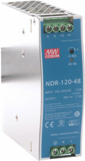 Mean Well NDR Alimentation universelle 48V 2.5A | NDR-120-48