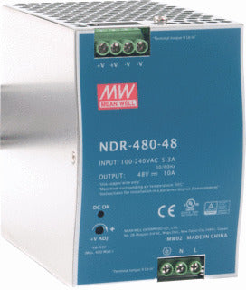 Mean Well NDR Alimentation universelle 48V 10A | NDR-480-48