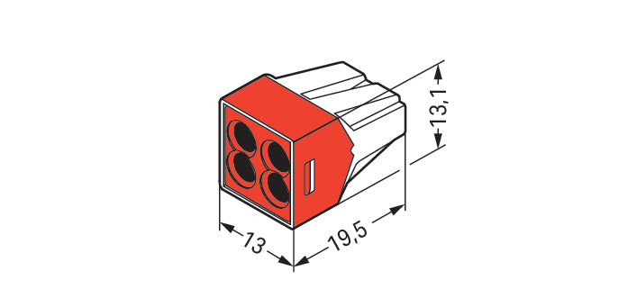 Wago Weldclamp - 773-604 [100 Pièces]
