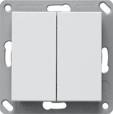 Gira 246227 Transmetteur Mural Bluetooth 2 Gang Système 55 - 246227