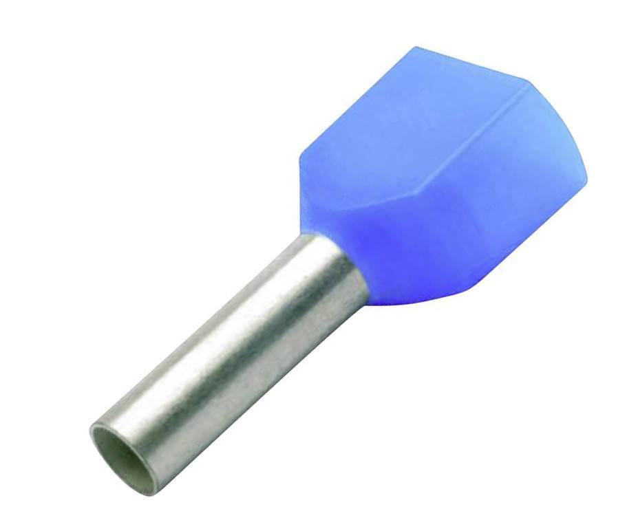 Conex Jumeau Câble Ferrule 16mm² 14mm Longueur - CE510901 [50 Pièces]