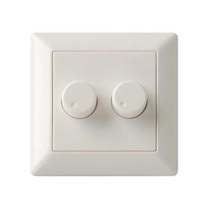 Plaque De Capot En Plastique Blanche Pour Dimmer Duo GIRA - 891216