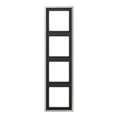 Appareils de commutation Jung à cadre en Aluminium/acier/chrome - ES2984