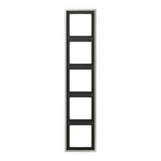 Appareils de commutation Jung à cadre en Aluminium/acier/chrome - ES2985